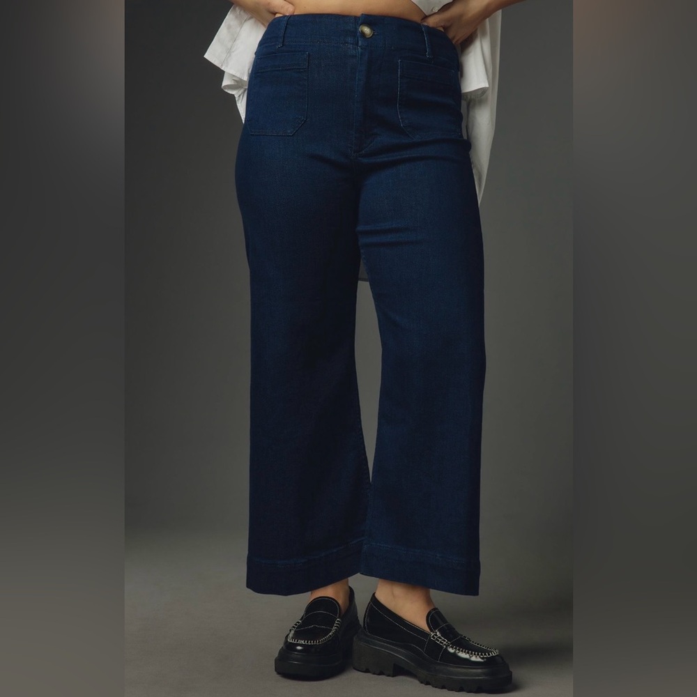 Maeve by Anthropologie: The Colette Crop Jean Pant - Size 32